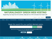 Tablet Screenshot of naturaldaddy.com